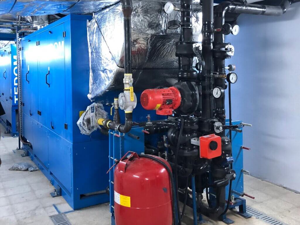 5 TEDOM CHP units supply a luxury hotel with electricity and heat in Turkey